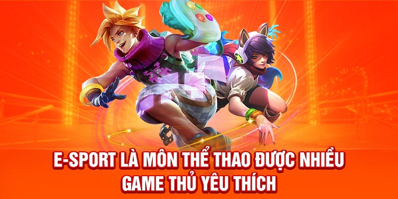 E-Sport là môn thể thao được nhiều game thủ yêu thích