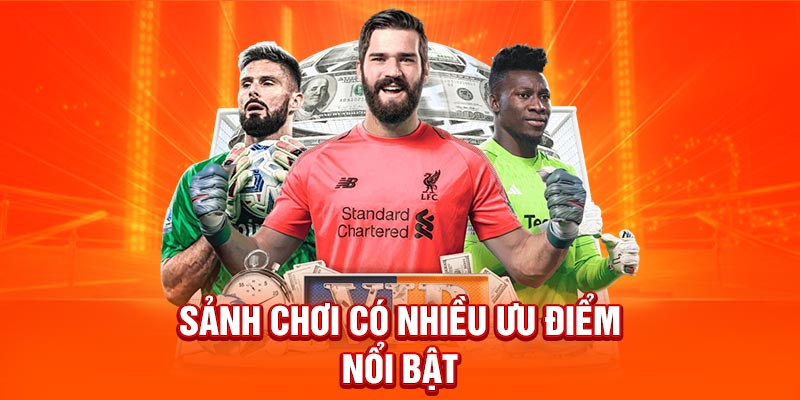 Sảnh chơi có nhiều ưu thế nổi bật